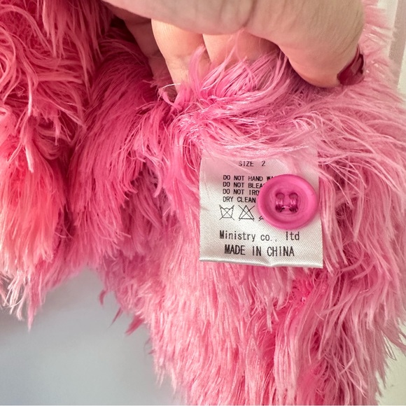 Candy Stripper Fuzzy Cardigan - Picture 4 of 4